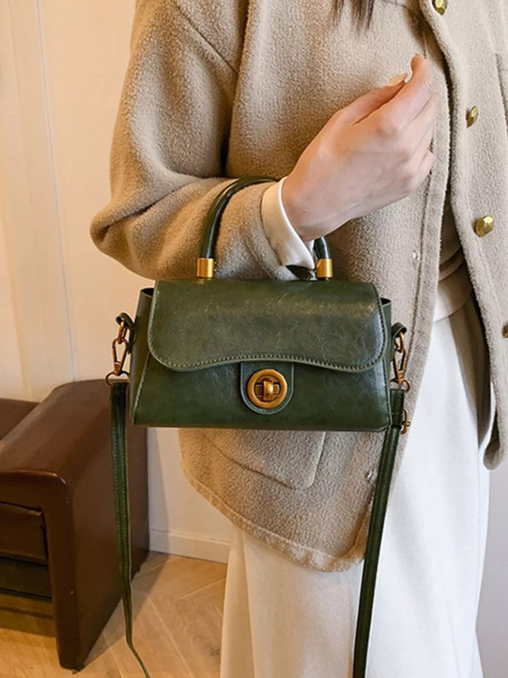 Top Handle Crossbody Bag