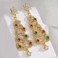 Christmas Tree Dangle Earrings