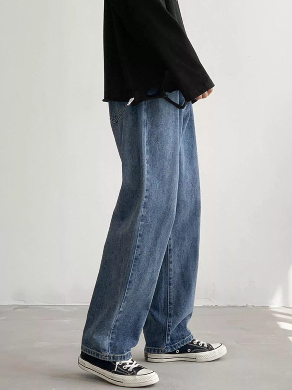 Men's Wash Loose Fit Jeans