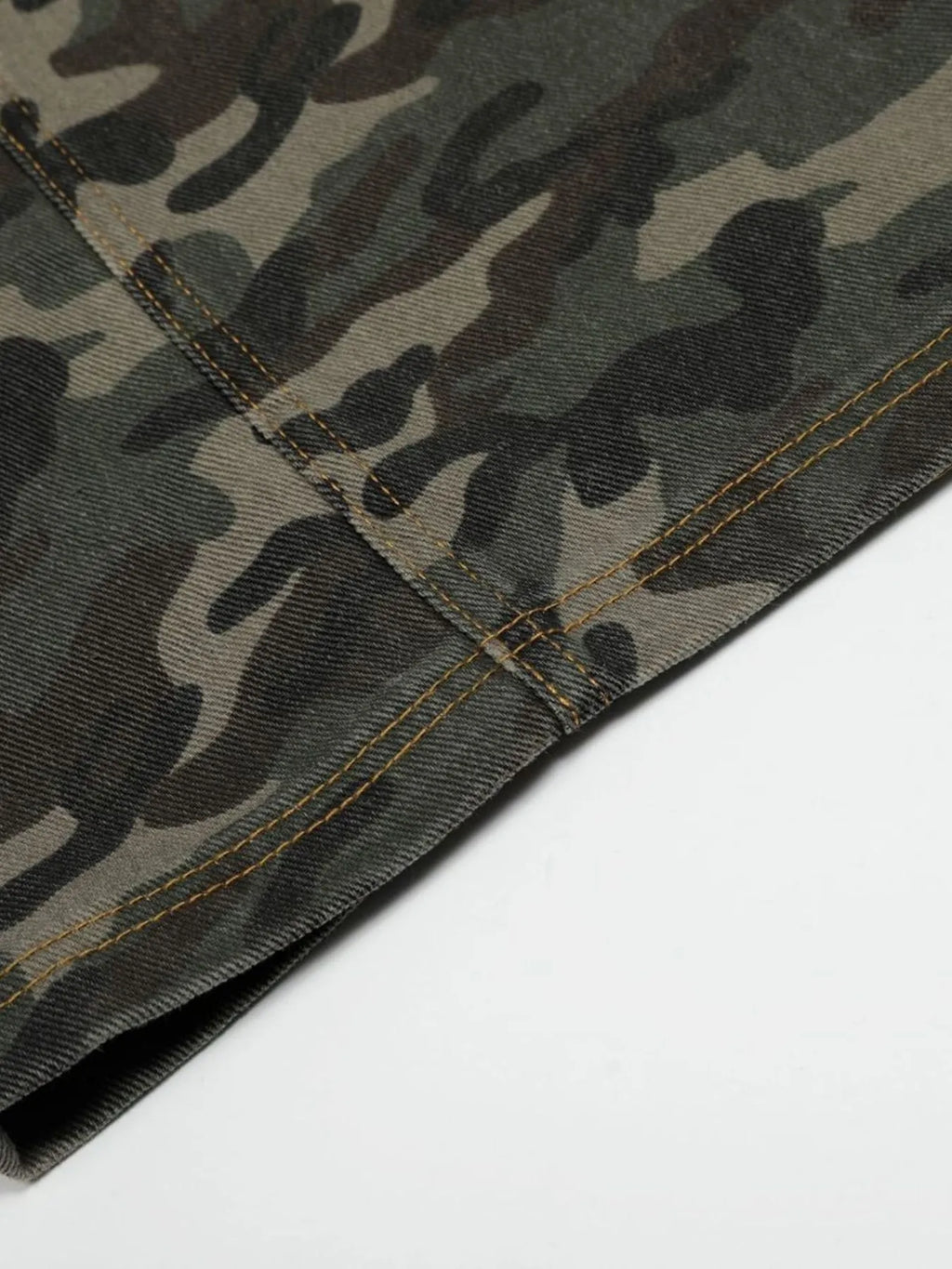 Men's Camouflage Wide Leg Cargo Jeans