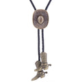 HUABOLA CALYN Western 3D Cowboy Hat Bolo tie Vintage Cowboy Knight Boots Bolo ties for Men (2# Bronze)