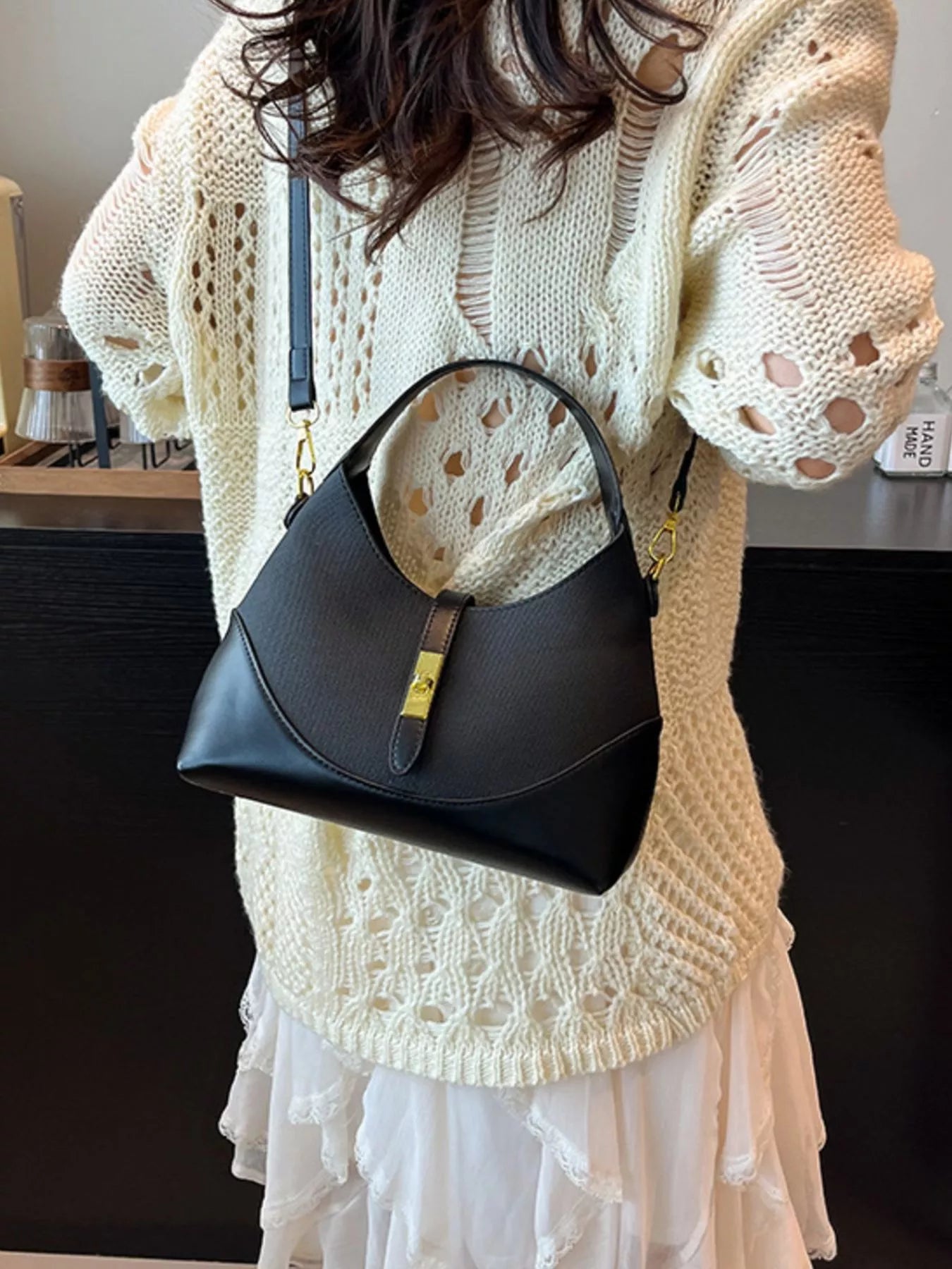 PU Leather Crossbody Bag