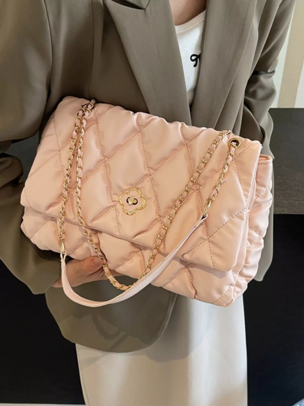 Quilted Chain Shoulder Bag