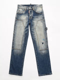 Men's Distressed Wash Jeans