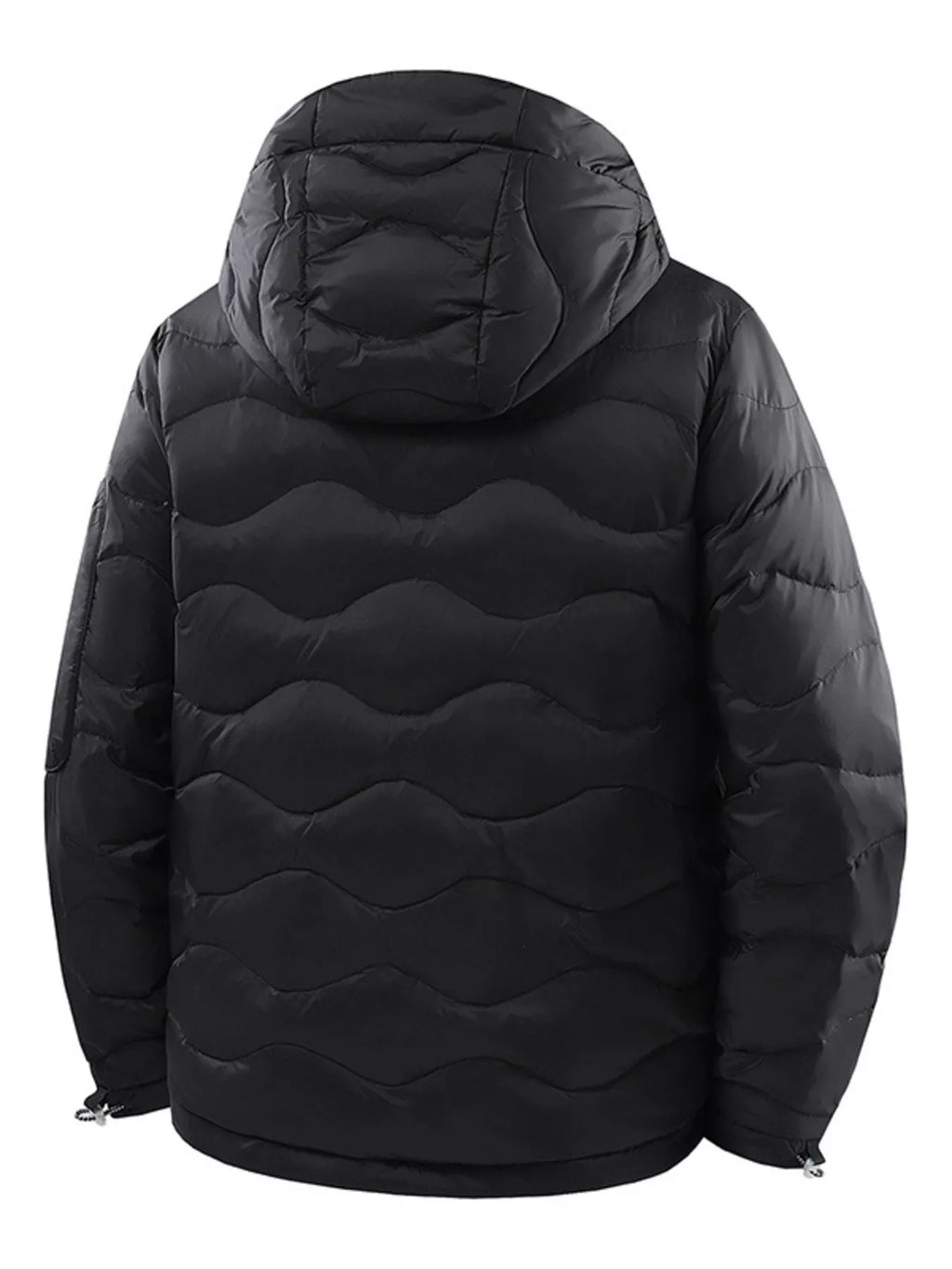 Men's Plus Size Hooded Padded Puffer Jacket