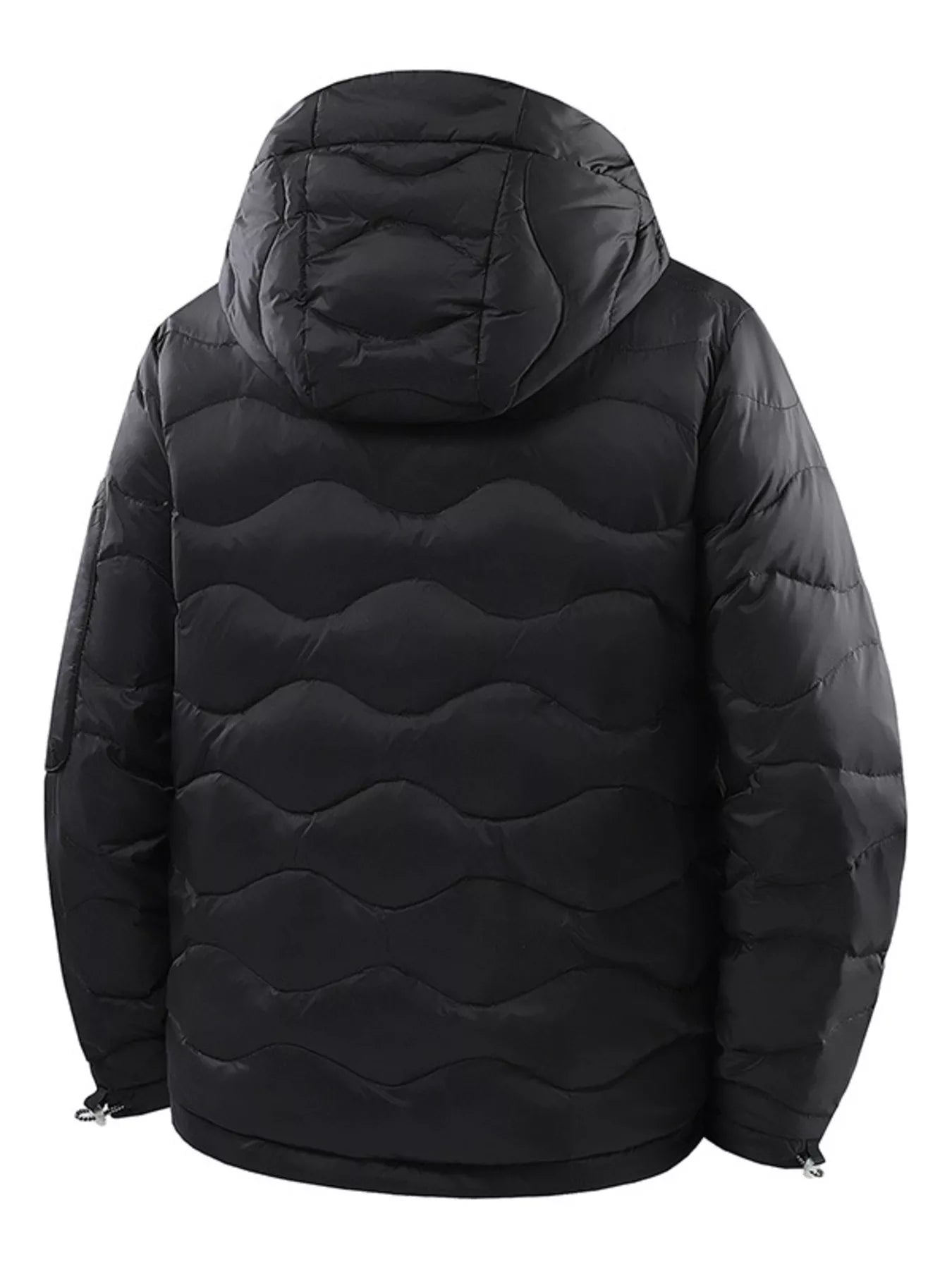Men's Plus Size Hooded Padded Puffer Jacket