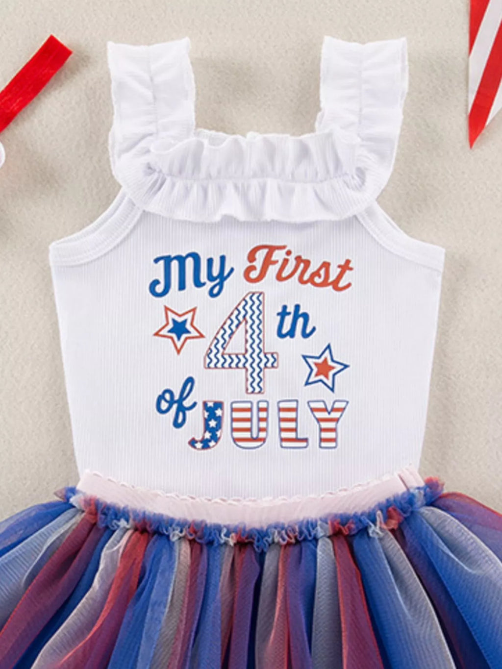 Children's Patriotic Graphic Tutu Dress