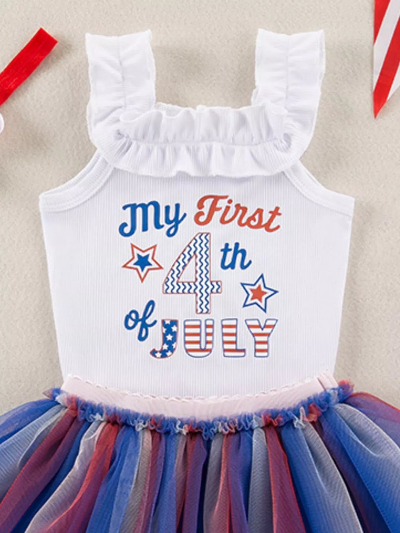 Children's Patriotic Graphic Tutu Dress