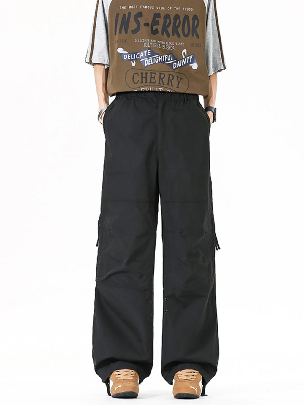 Men's Full Size Loose Fit Cargo Pants Plus Size
