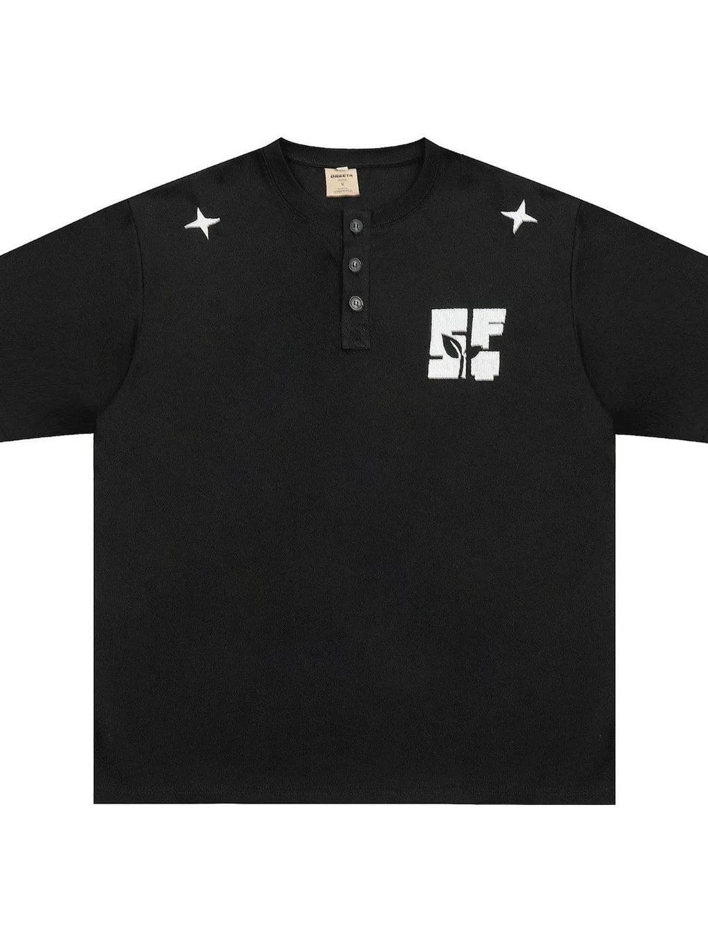 Men's Button Detail Short Sleeve T-Shirt