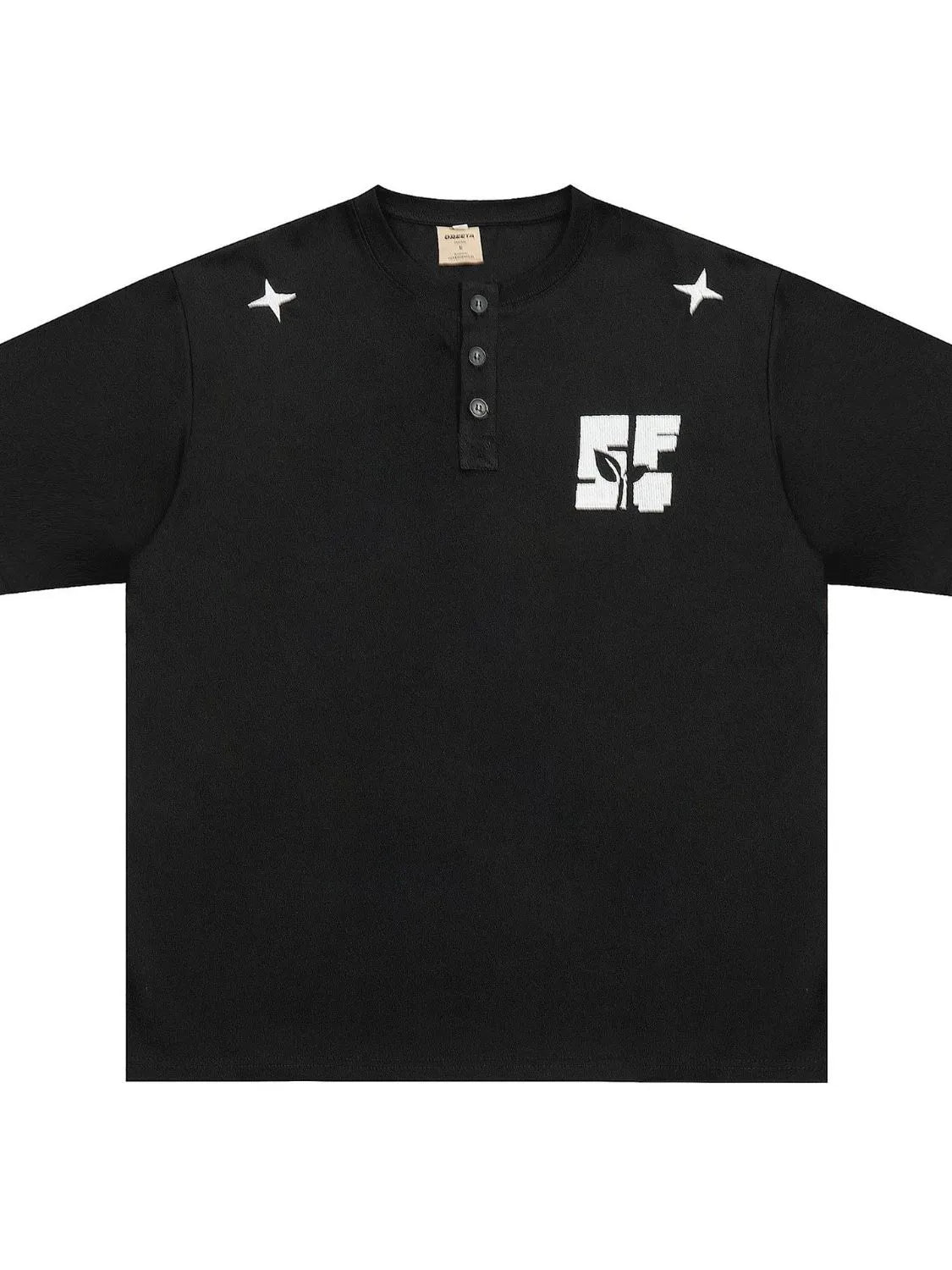 Men's Button Detail Short Sleeve T-Shirt