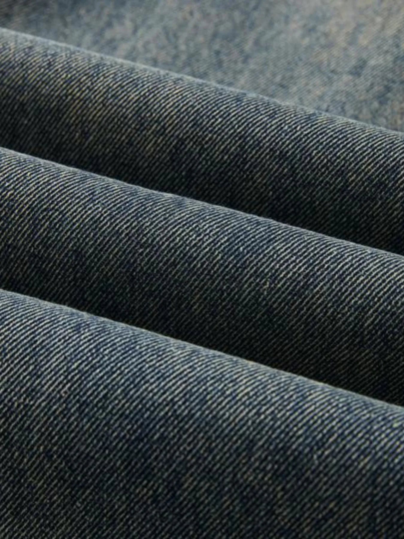 Men's Full Size Washed Cargo Wide Leg Jeans Plus Size