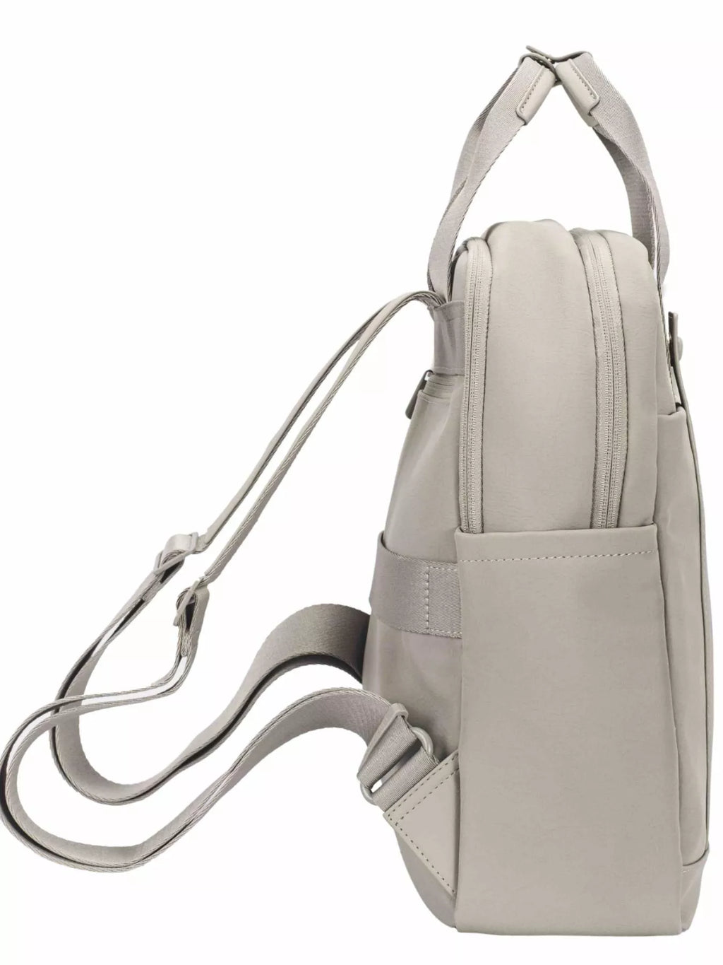 David Jones Canvas Backpack Bag with Dual Handle