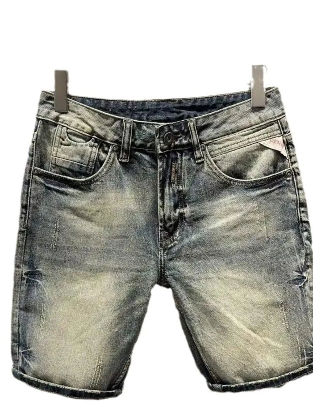 Men's Washed Denim Shorts