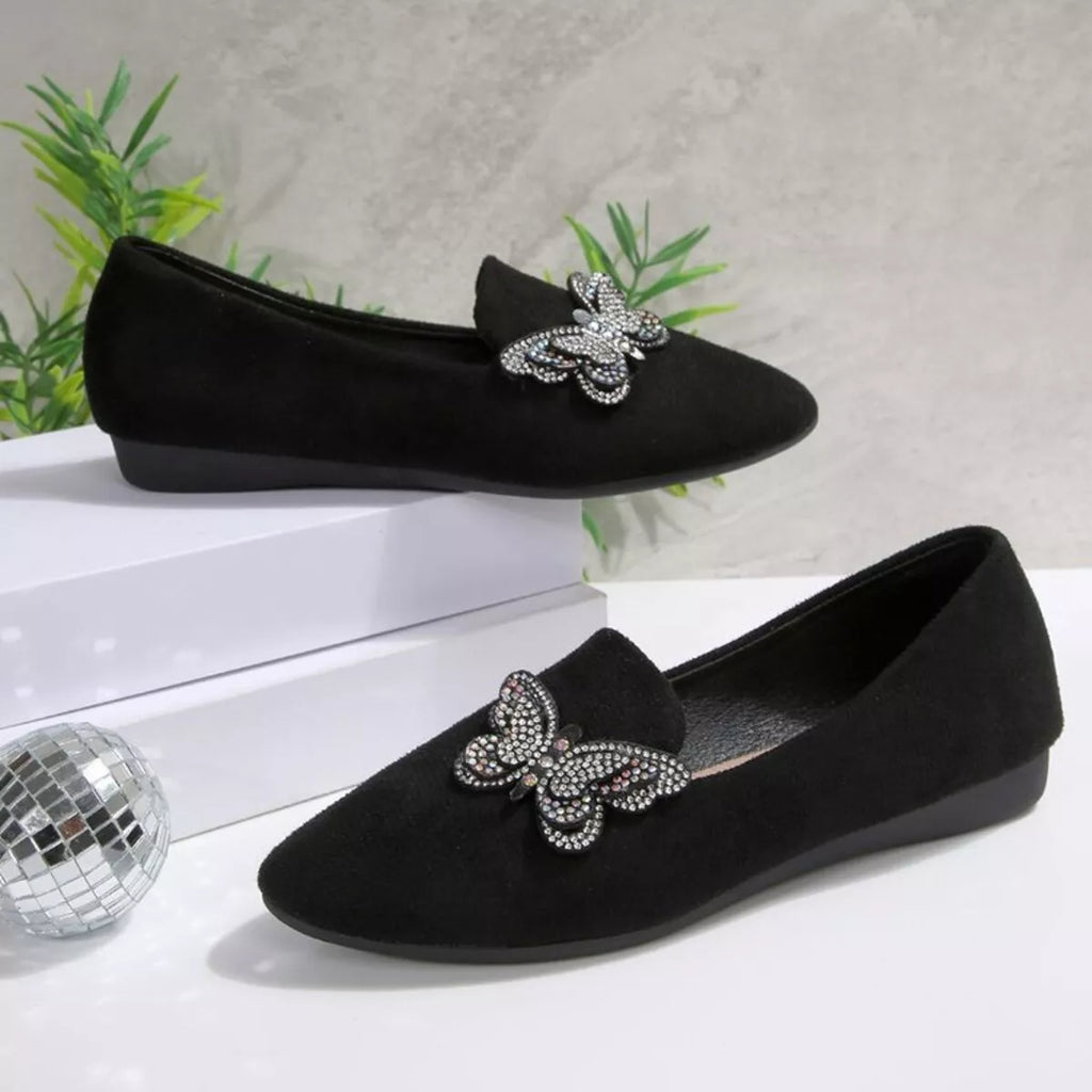 Butterfly Decor Slip-Ons