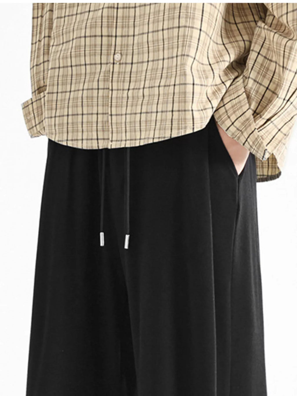 Men's Plus Size Relaxed Fit Drawstring Pants