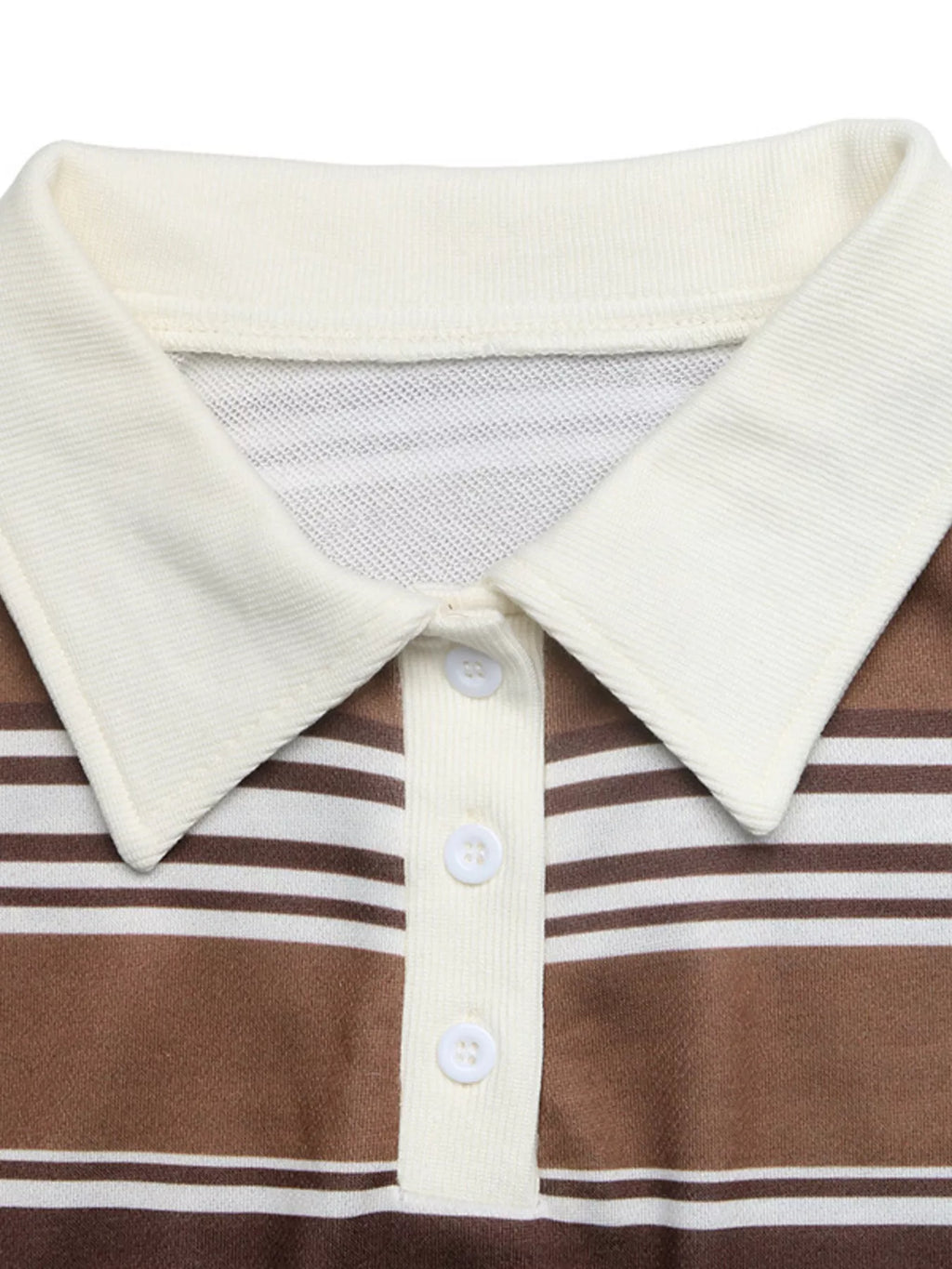 Striped Dropped Shoulder Sweatshirt