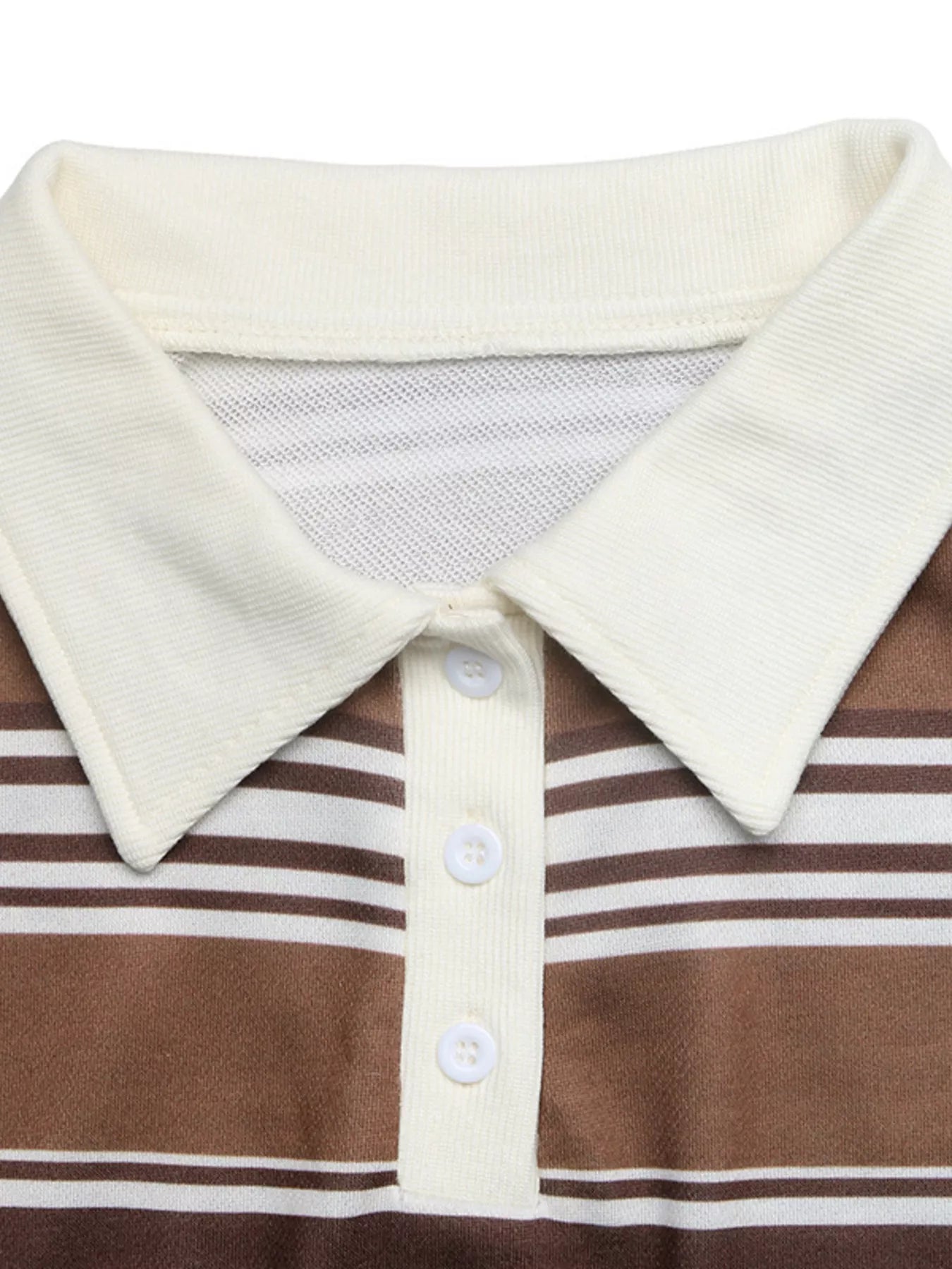 Striped Dropped Shoulder Sweatshirt