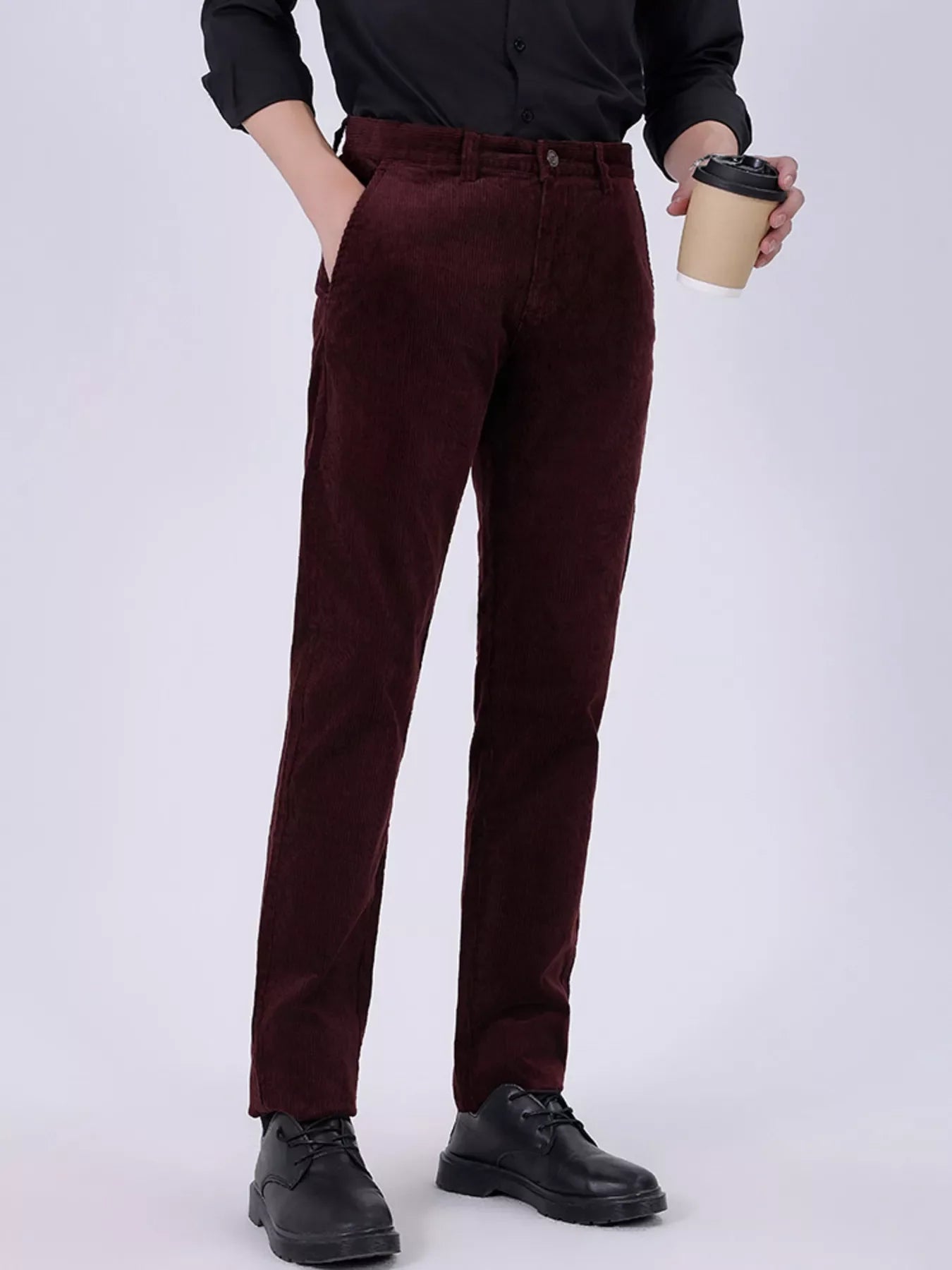 Men's Corduroy Slim-Fit Pants