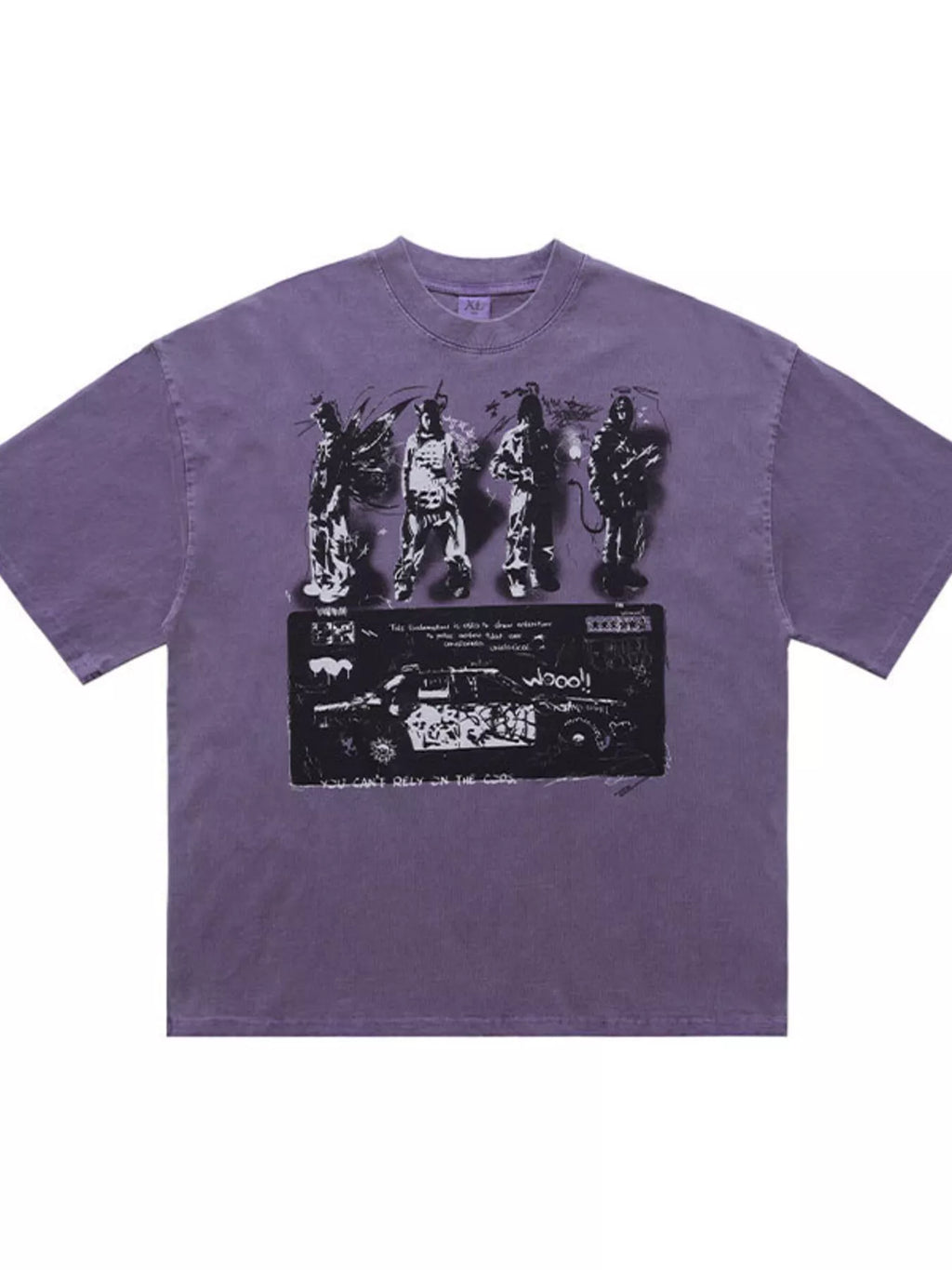 Men's Vintage Graphic Round Neck T-Shirt