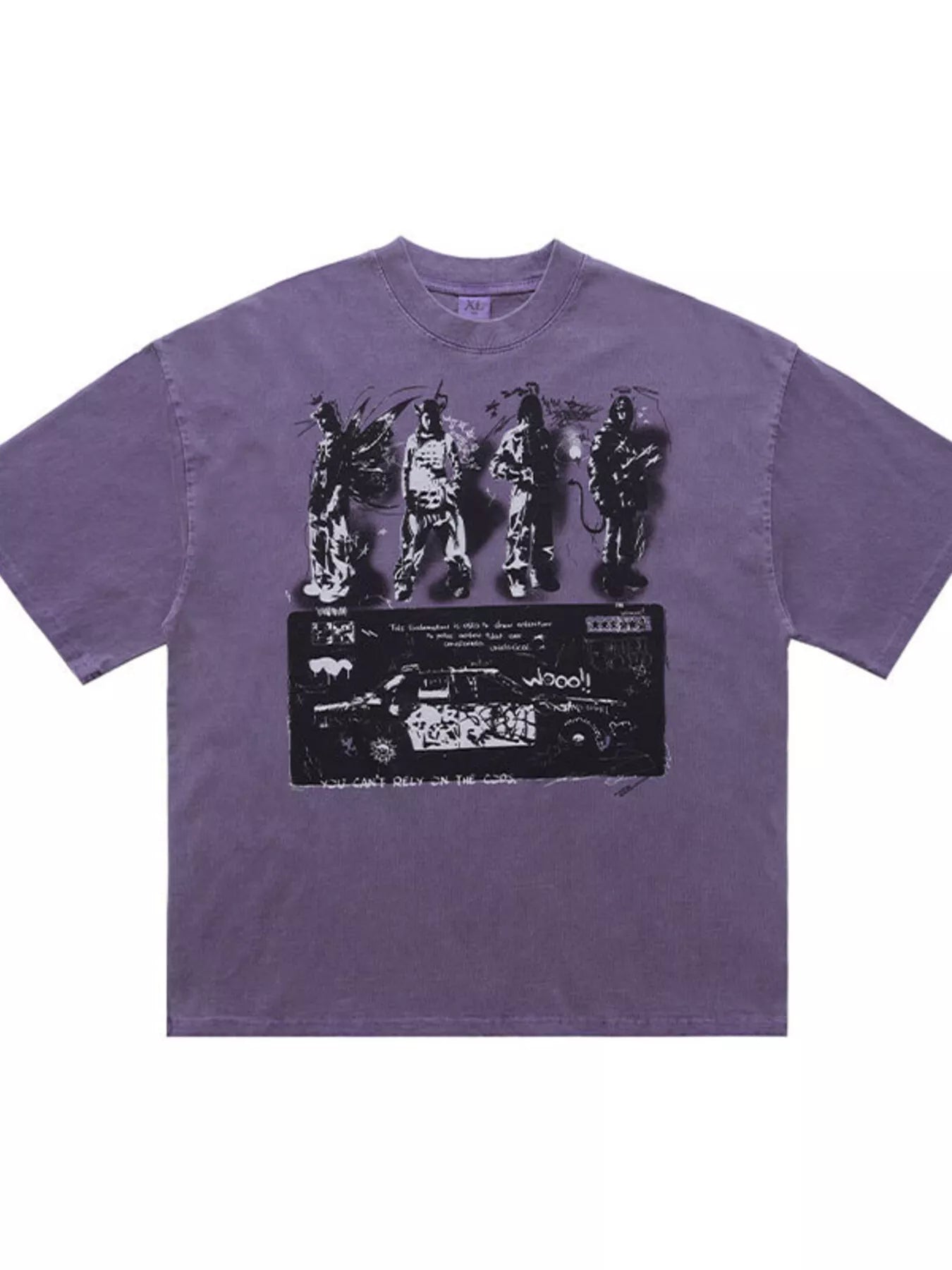 Men's Vintage Graphic Round Neck T-Shirt