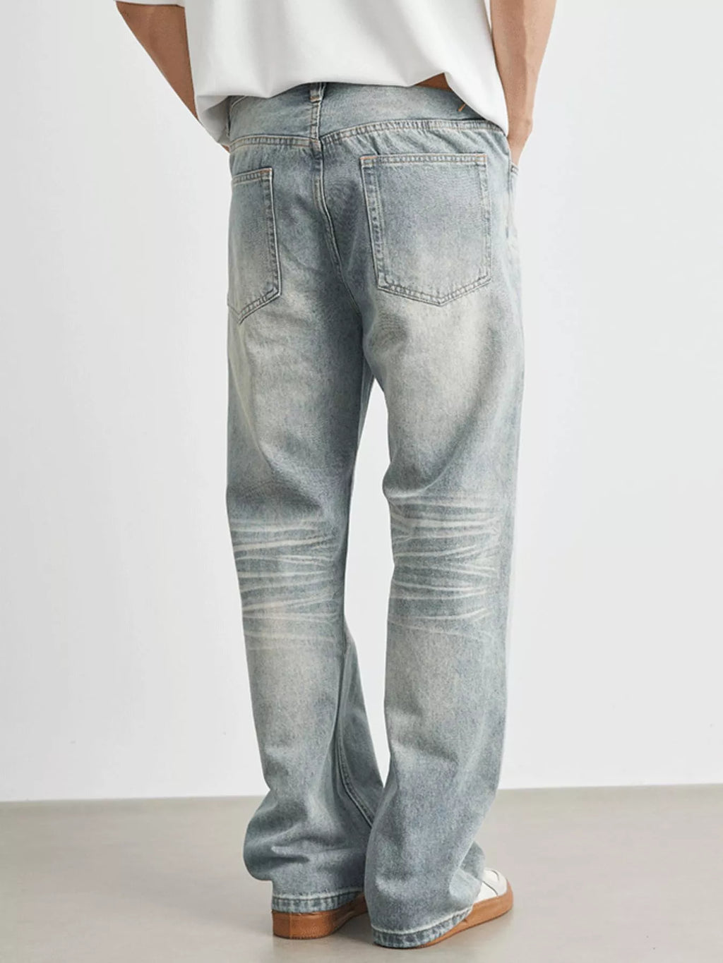 Men's Wash Loose Fit Jeans