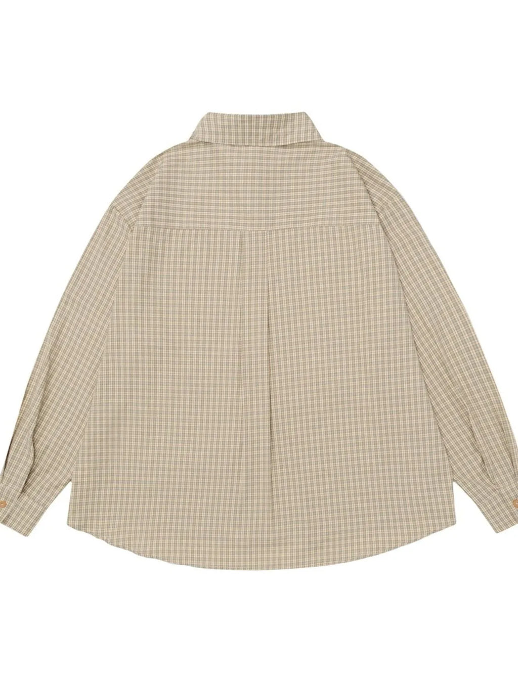 Men's Classic Plaid Button-Down Oversized Shirt