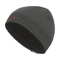 adidas Mens Creator Beanie Standard fit Acrylic Knit Skull Cap/hat for Winter Grey Six/Black/Shadow Red One Size