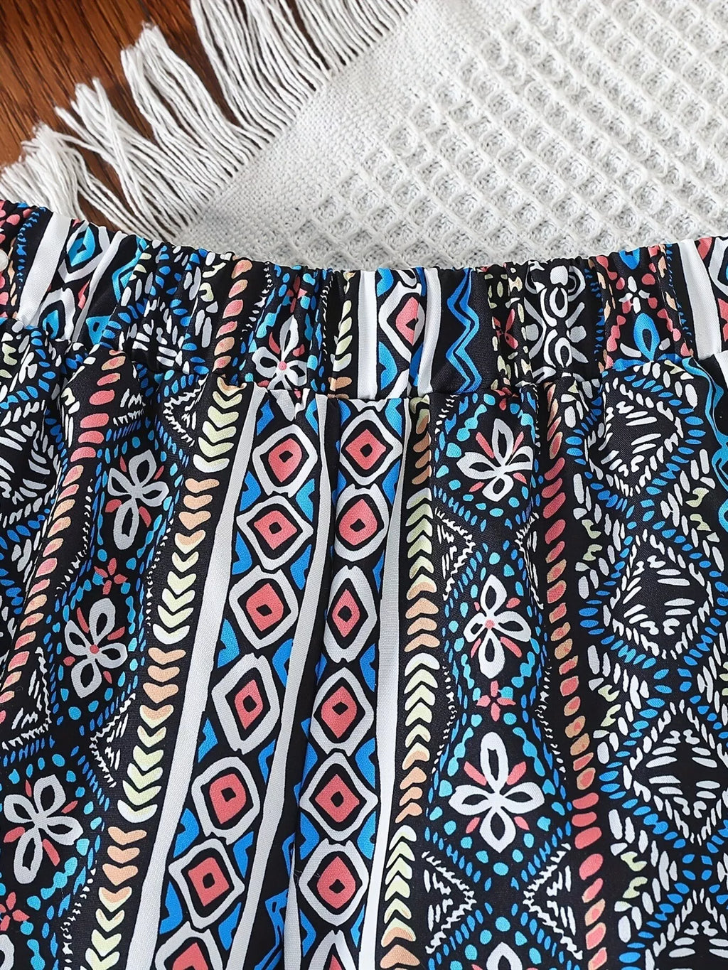 Children's Tassel Tank and Pants Set