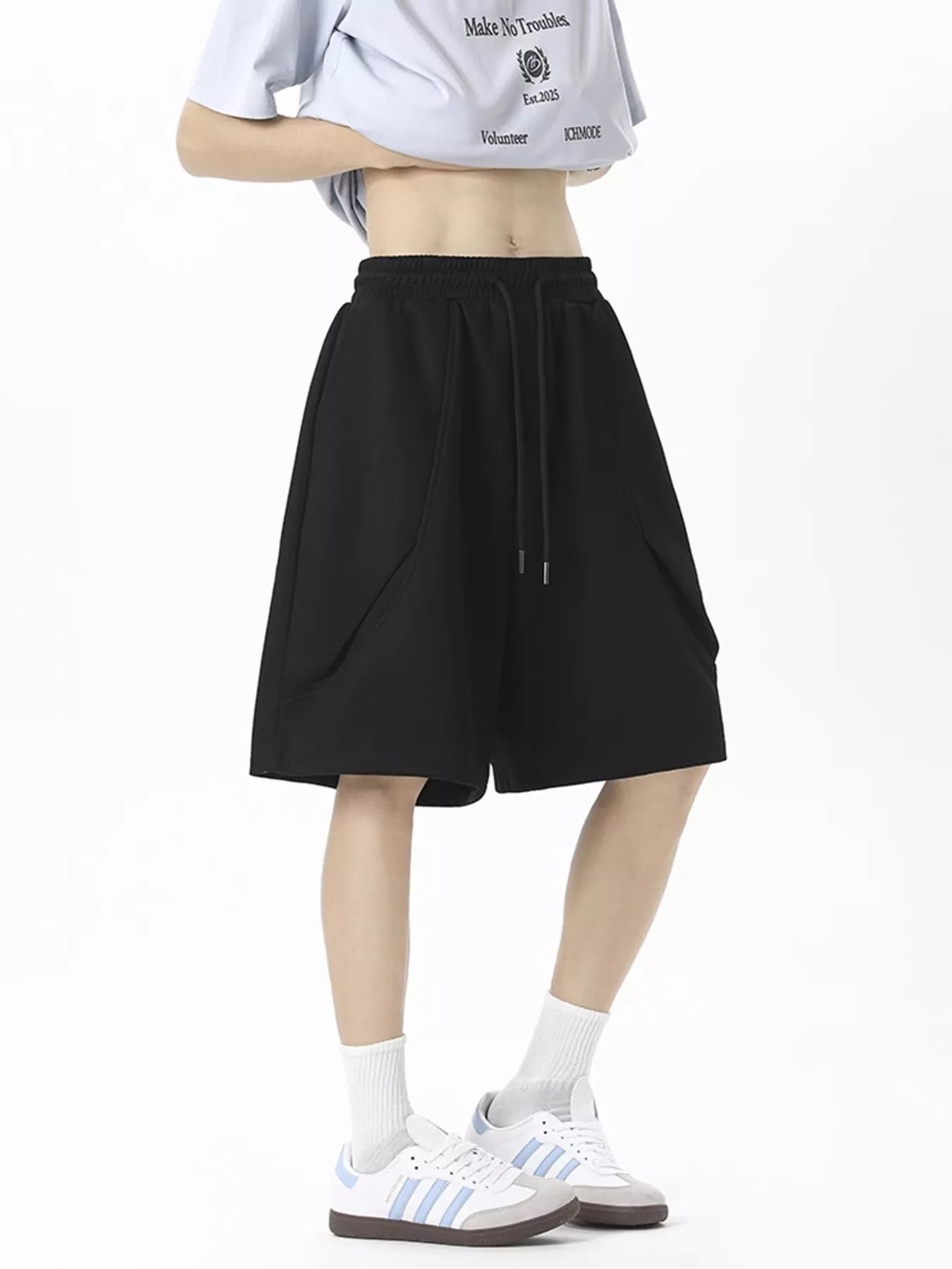 Men's Plus Size Relaxed Fit Sweat Shorts