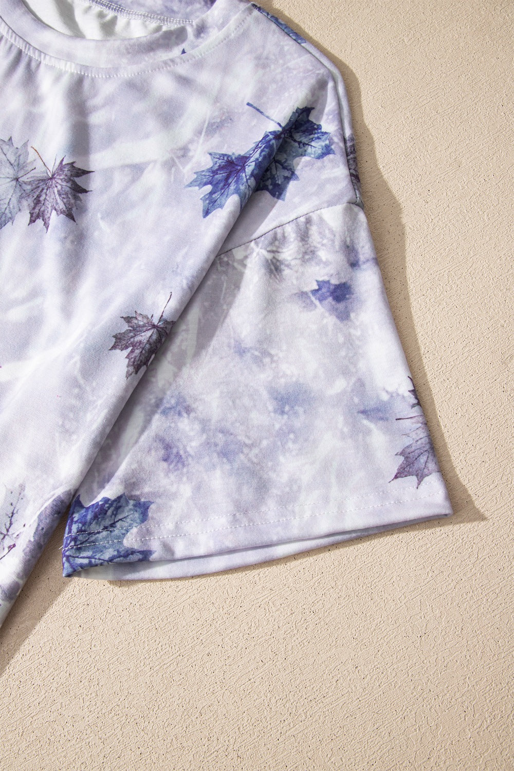 Camouflage Woodland Print Drop Shoulder Tunic Tee