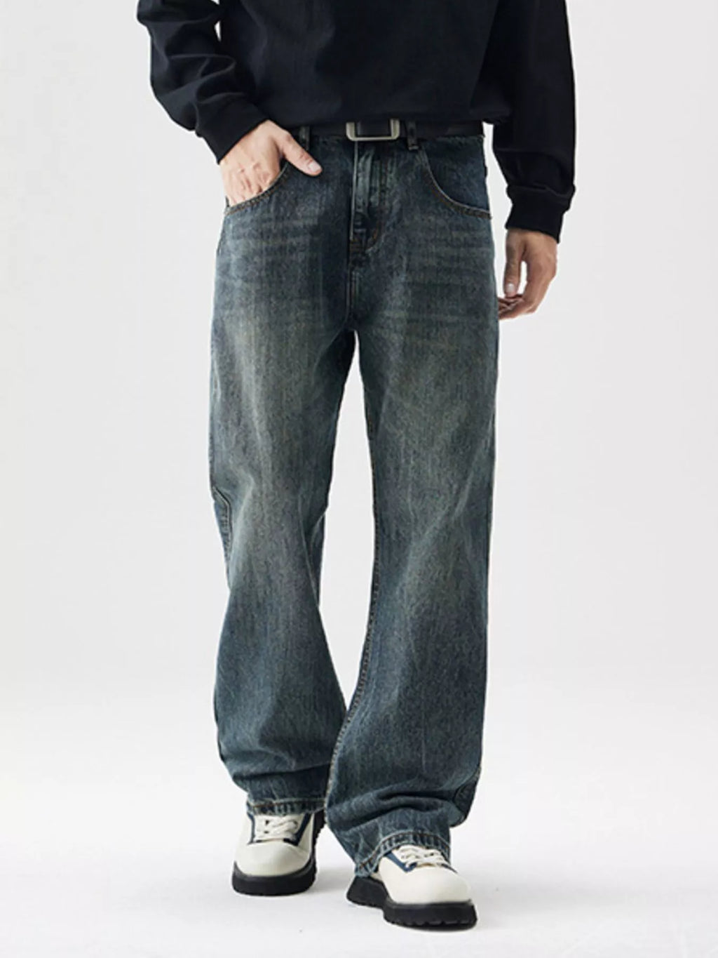 Men's Wide Leg Jeans