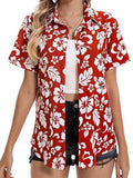 Plant Print Short Sleeve Shirt