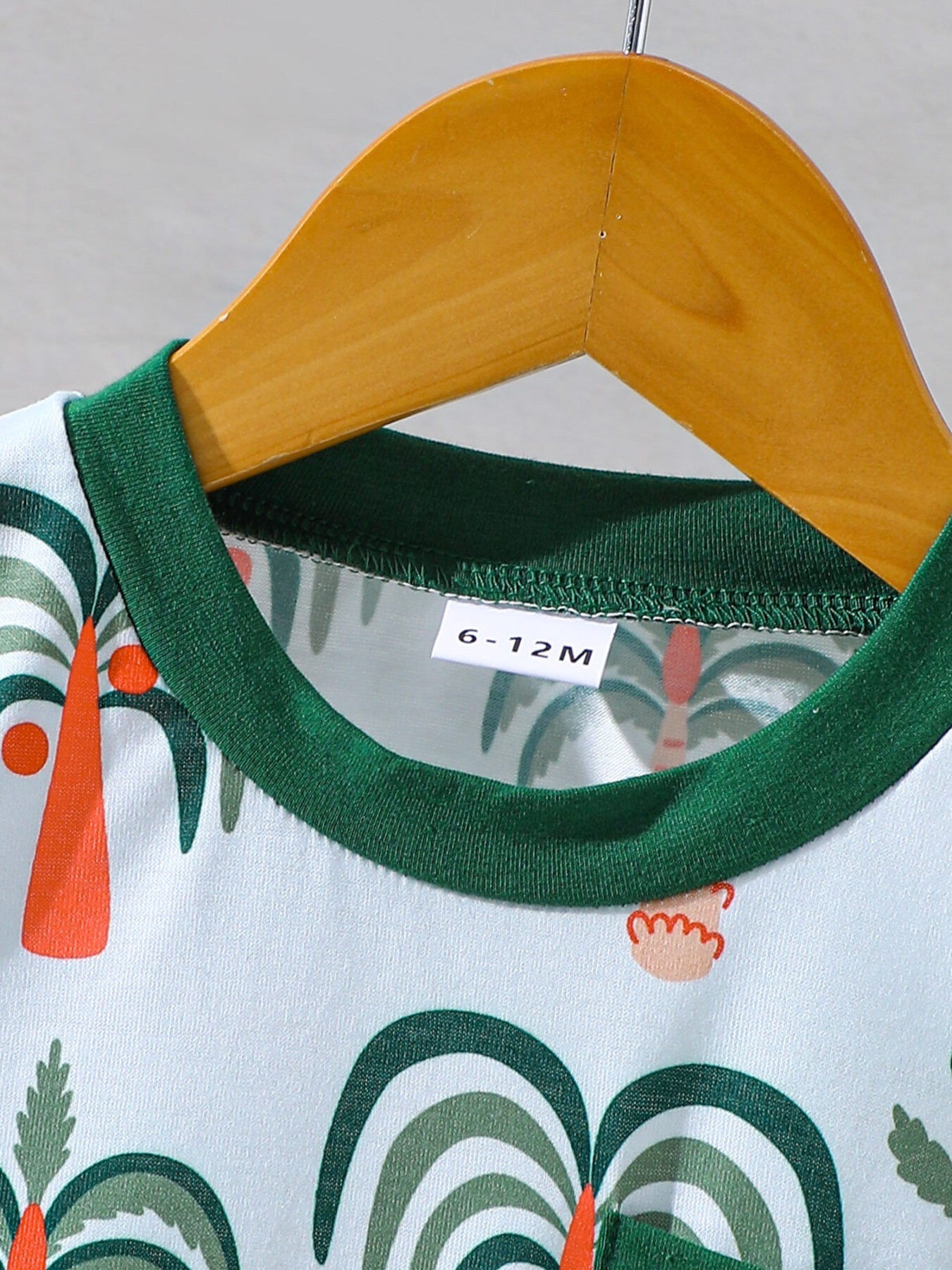 Children's Tropical Print Tee & Shorts Set