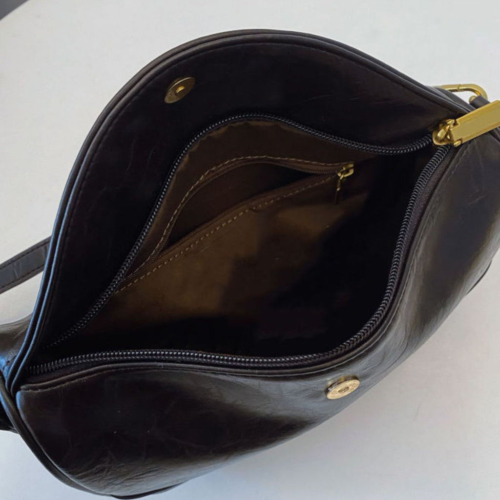 Vintage Style Wide Strap Crossbody Bag
