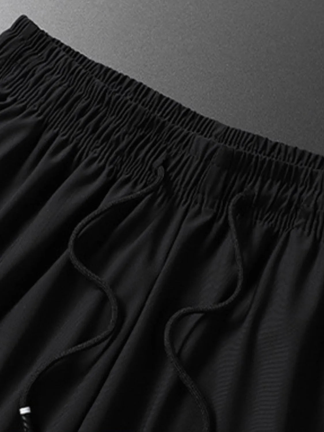 Men's Plus Size Drawstring Pants with Pockets