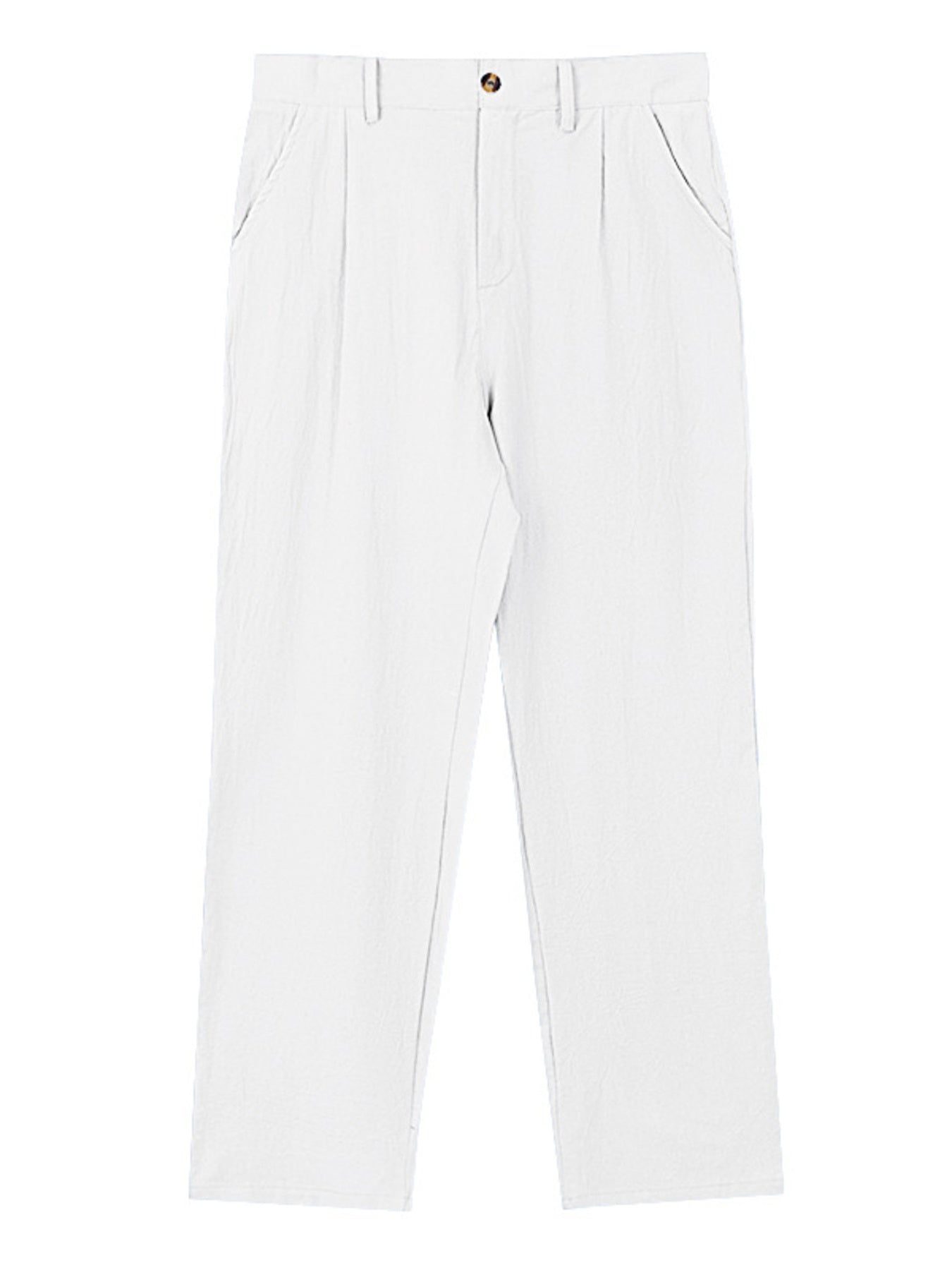 Men's Full Size Relaxed Fit Pleated Pants Plus Size