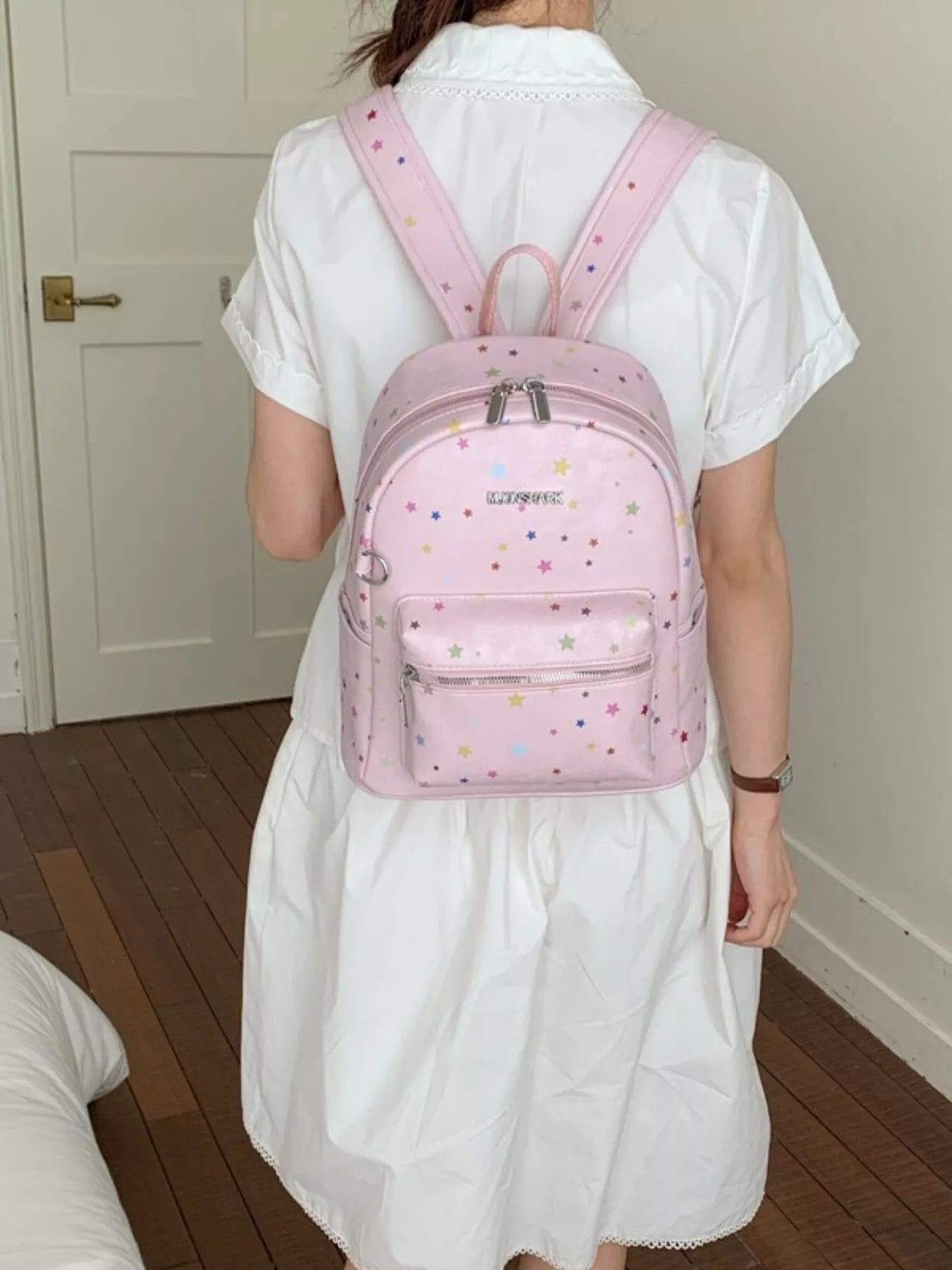 Star Pattern Backpack Bag
