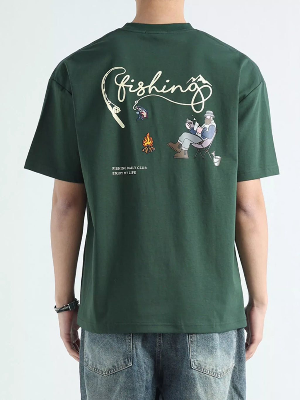 Men's Plus Size Graphic Relaxed Fit T-Shirt