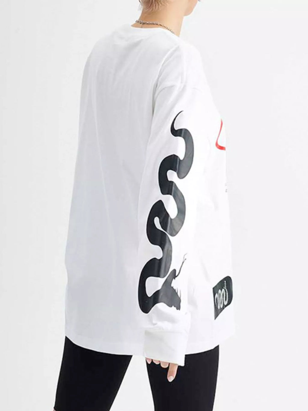 Men's Letter Round Neck Long Sleeve T-Shirt