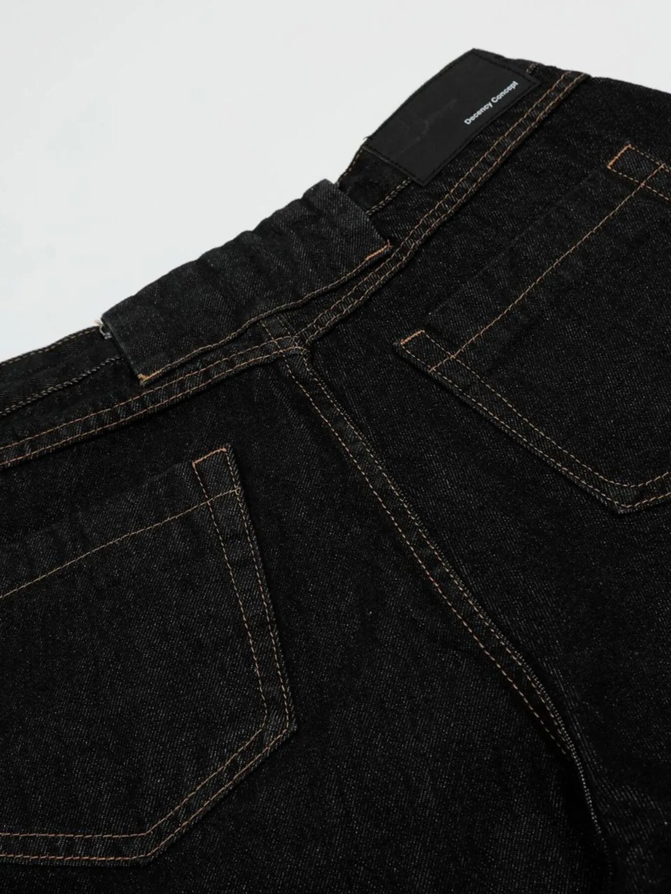 Men's Wide Leg Denim Shorts