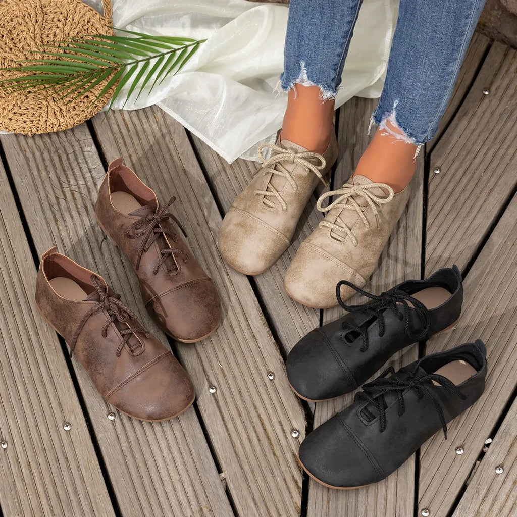 Casual Lace-Up Loafers