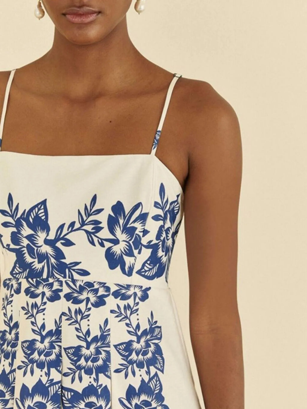Printed Spaghetti Strap Maxi Dress