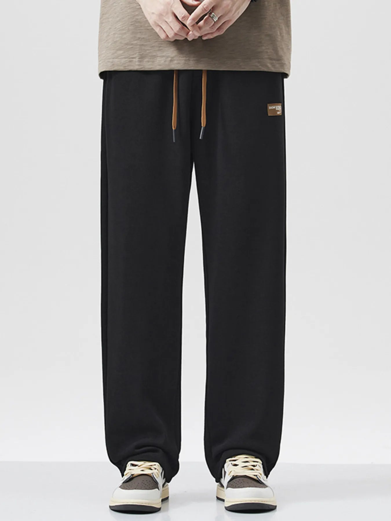 Men's Full Size Drawstring Wide Leg Pants Plus Size