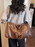 PU Leather Duffel Bag