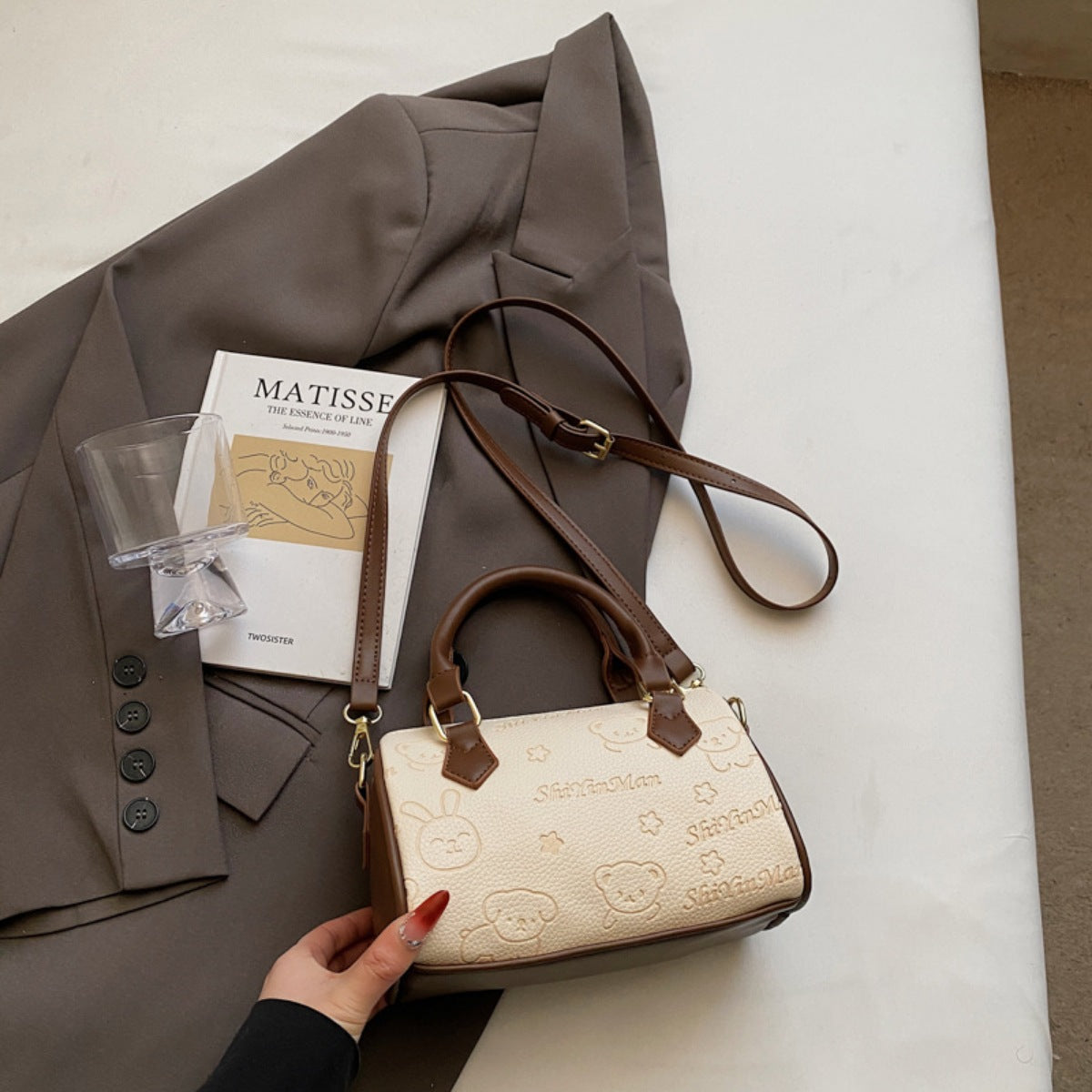 Cartoon Pattern Crossbody Bag