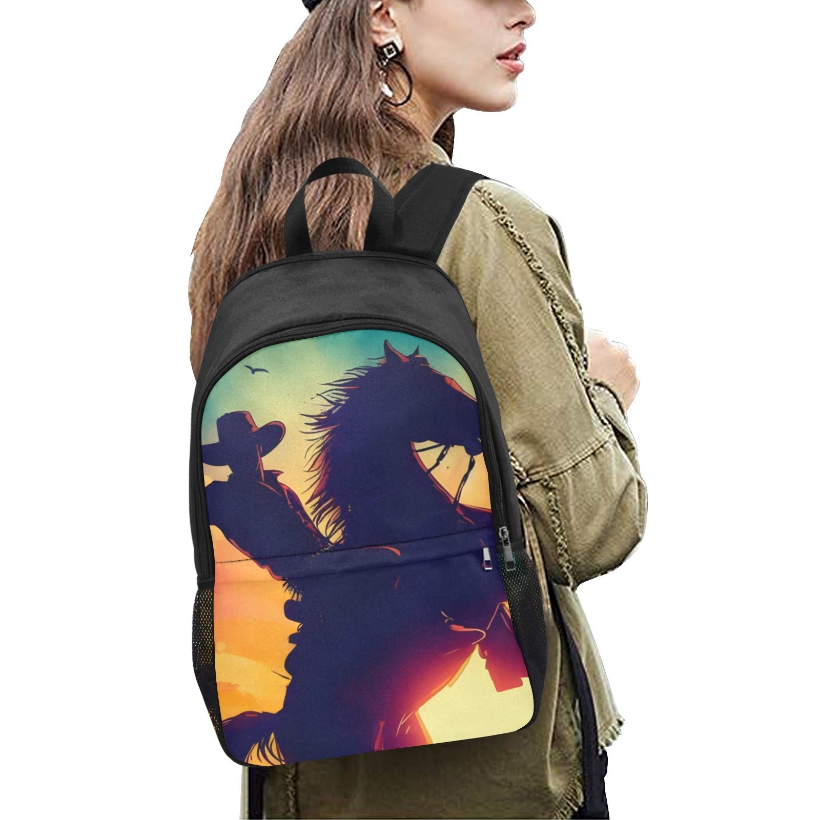 Baha Ranch Gunslinger Sunset Rider Backpack