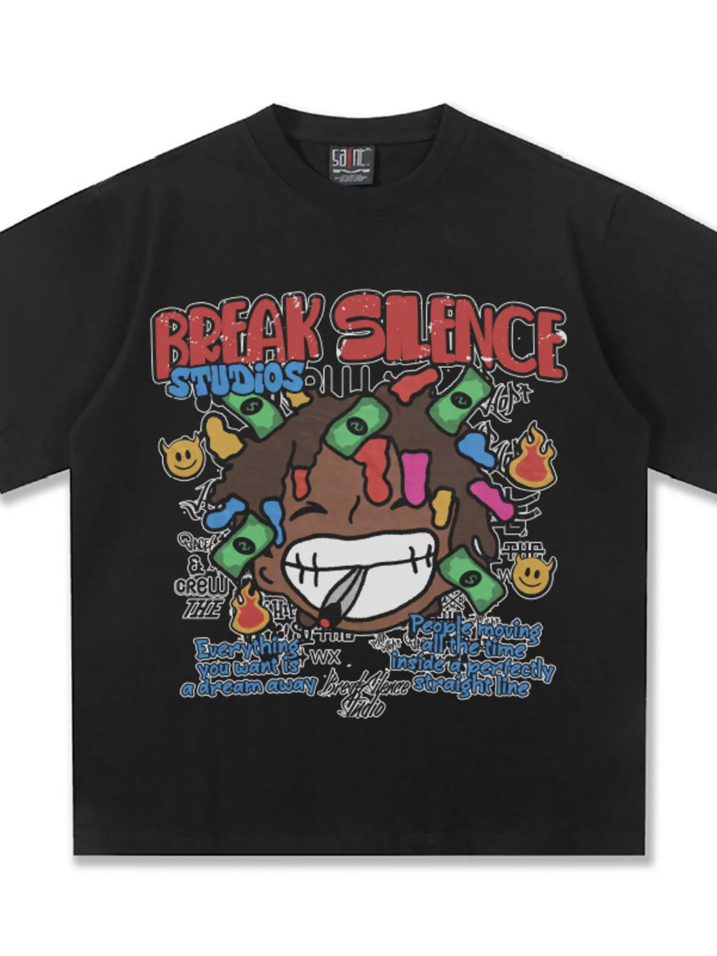 Men's Break Silence Graphic Relaxed Fit T-Shirt