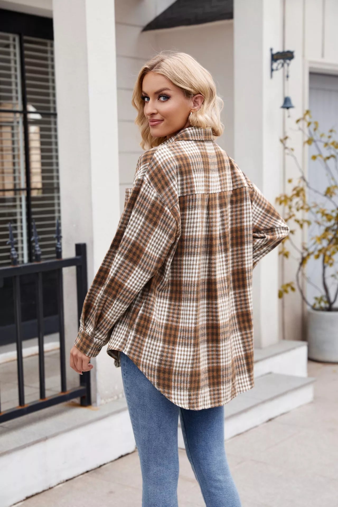 Casual Plaid Long Sleeve Shirt