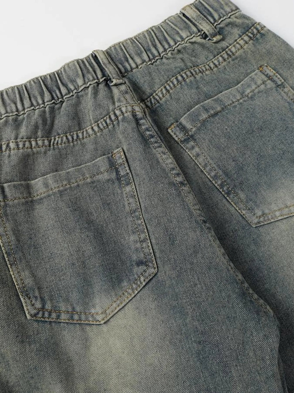 Men's High Waist Wide Leg Jeans